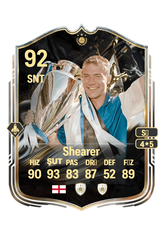 Alan Shearer card