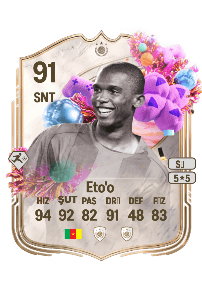 Samuel Eto'o card