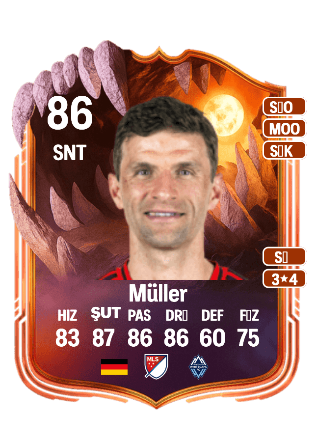 Thomas Müller card