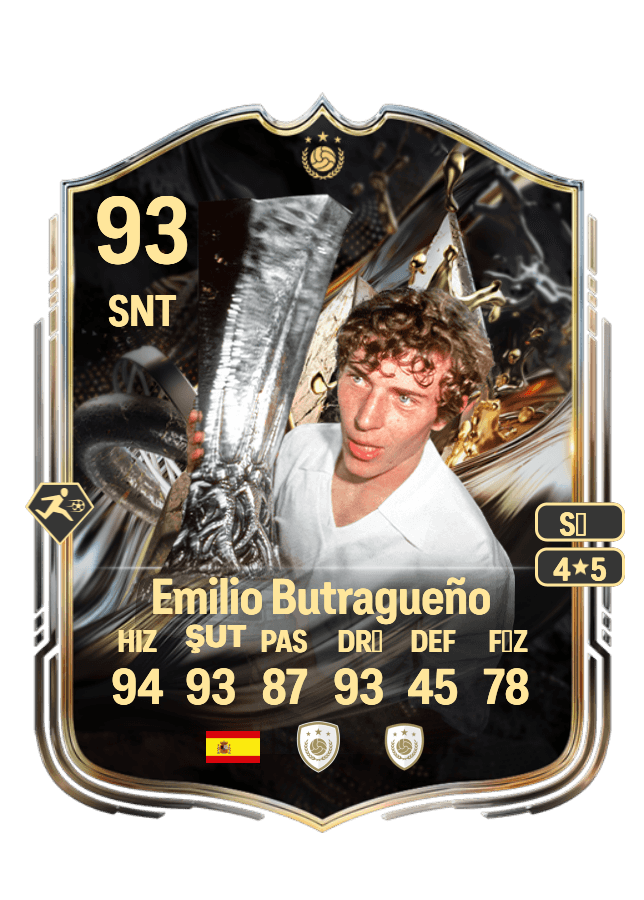 Emilio Butragueño card