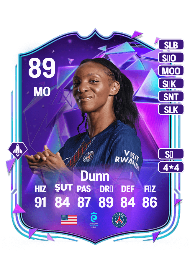 Crystal Dunn card