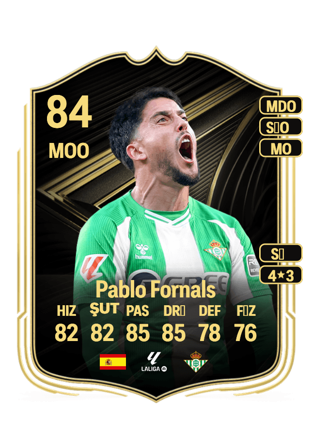 Pablo Fornals card