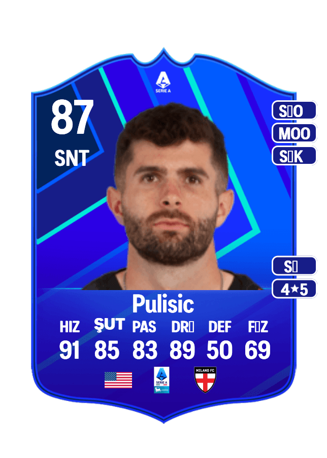 Christian Pulisic card