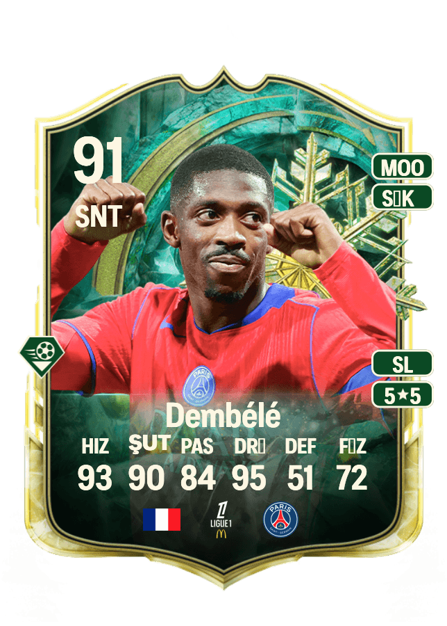 Ousmane Dembélé card