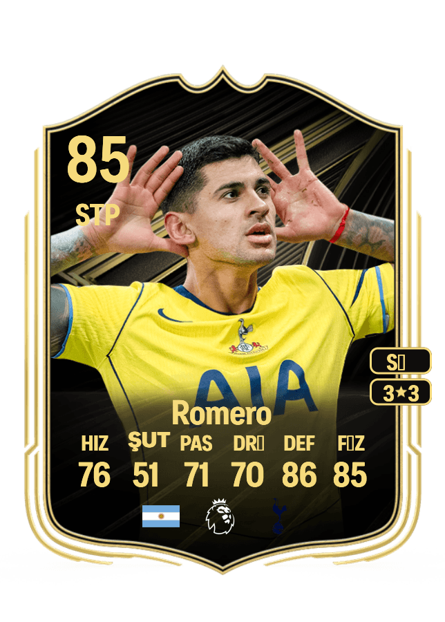 Cristian Romero card