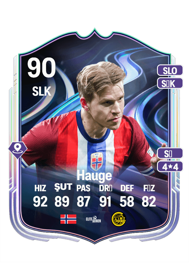 Jens Petter Hauge card
