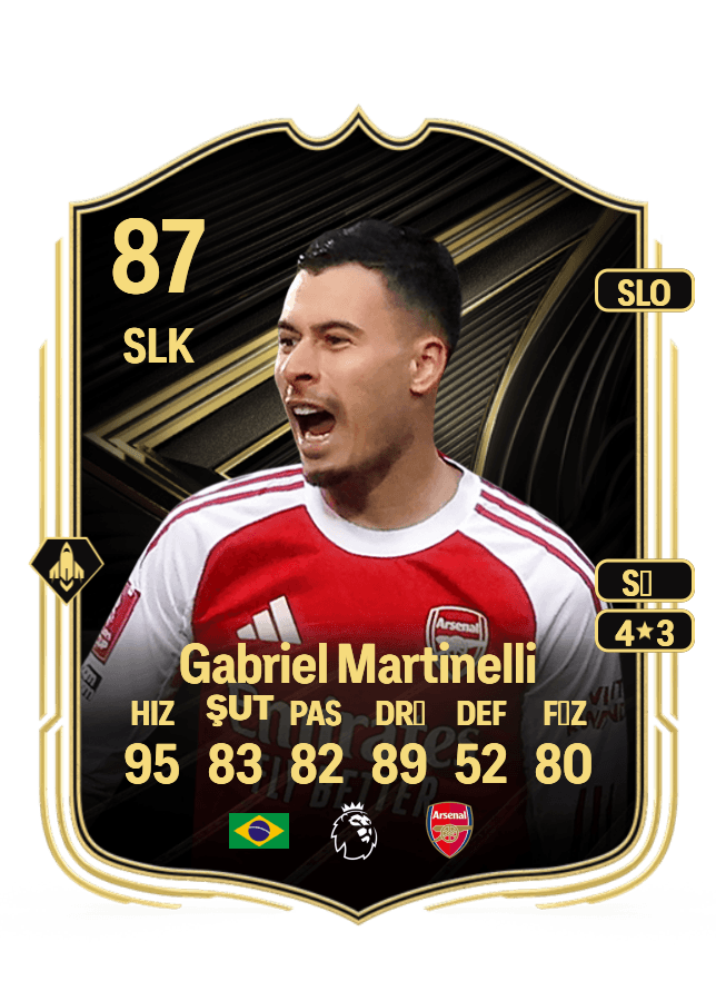 Gabriel Martinelli card