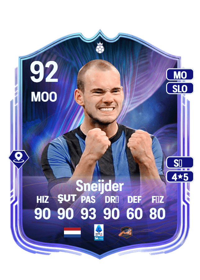 Wesley Sneijder card