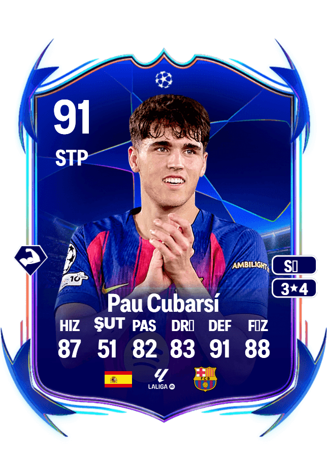 Pau Cubarsí card