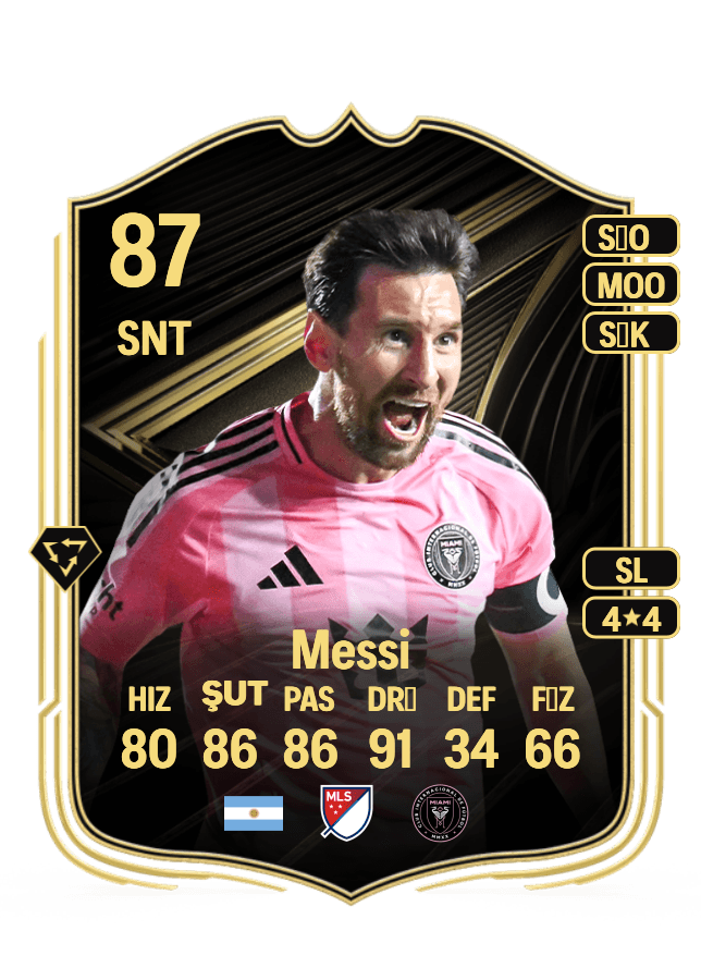Lionel Messi card