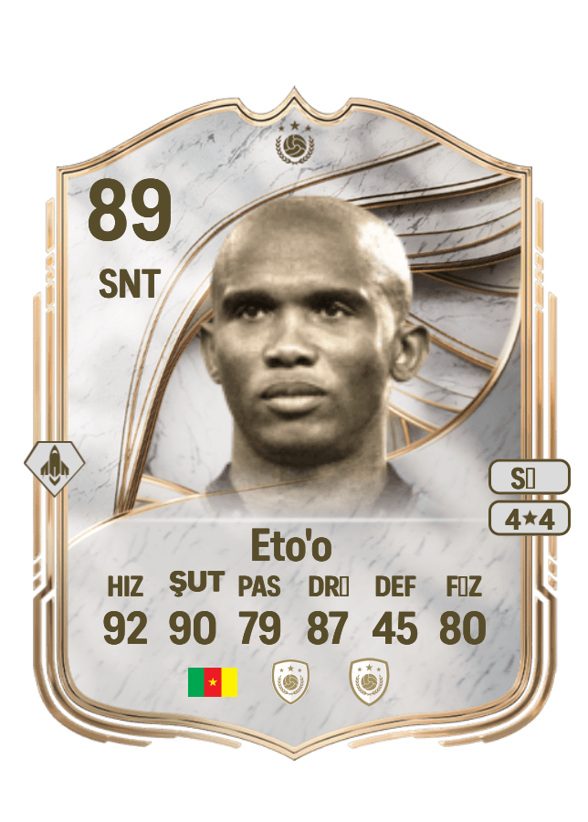 Samuel Eto'o card