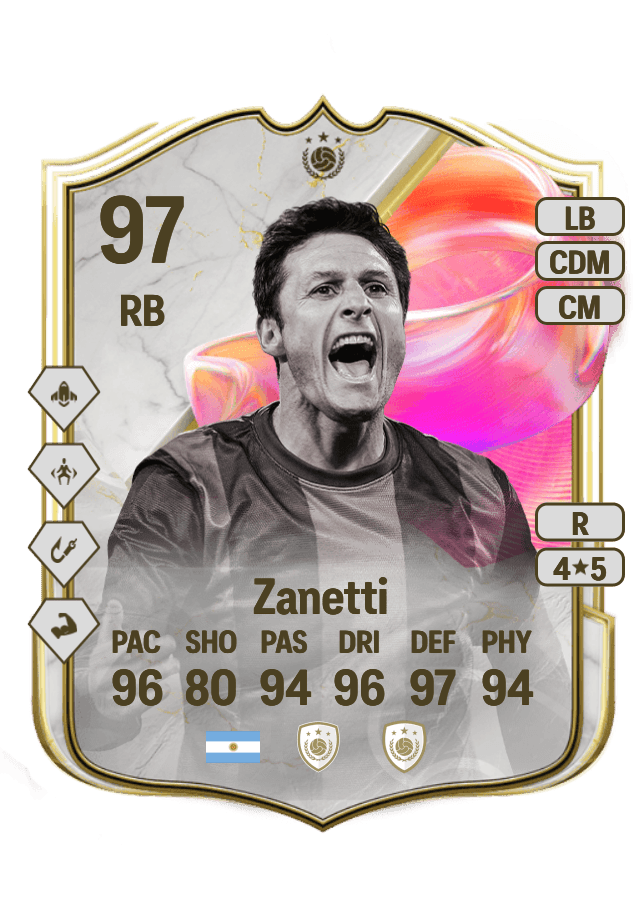 Javier Zanetti card
