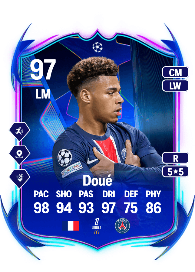 Désiré Doué card