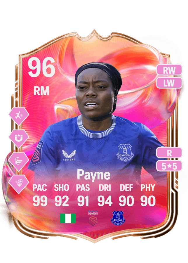 Toni Payne card