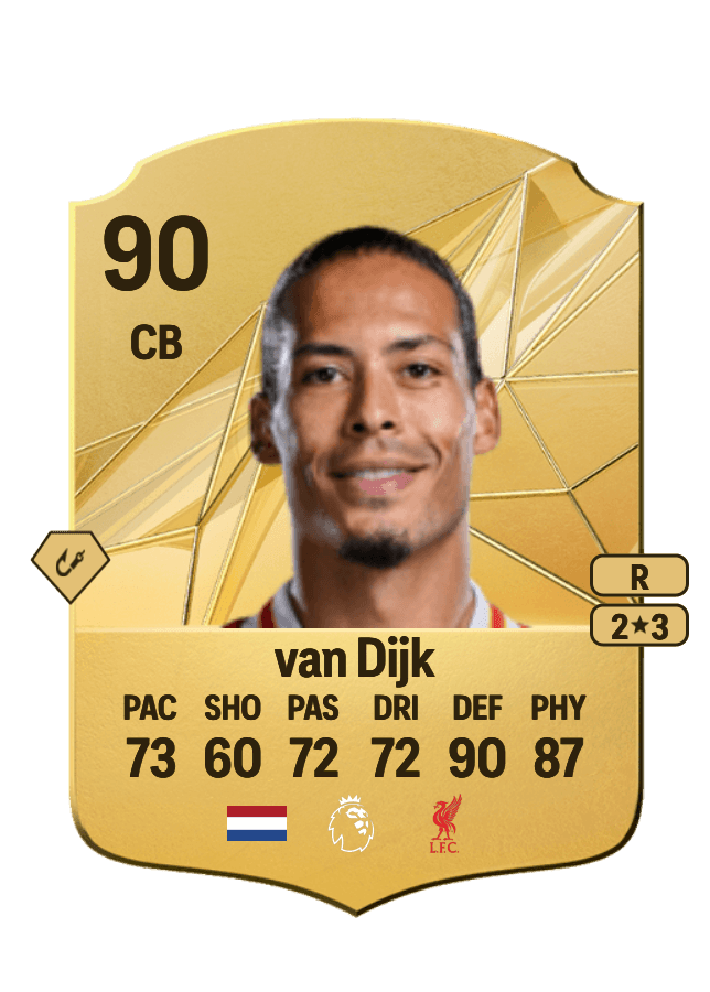 Virgil van Dijk card