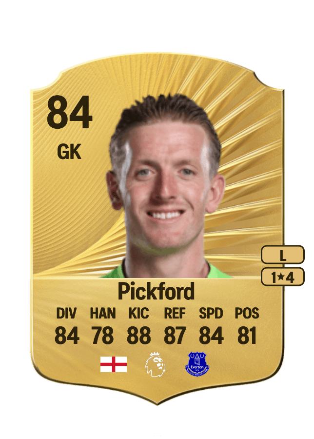 Jordan Pickford card