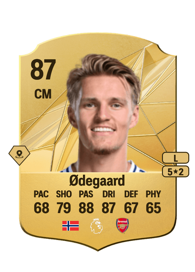Martin Ødegaard card