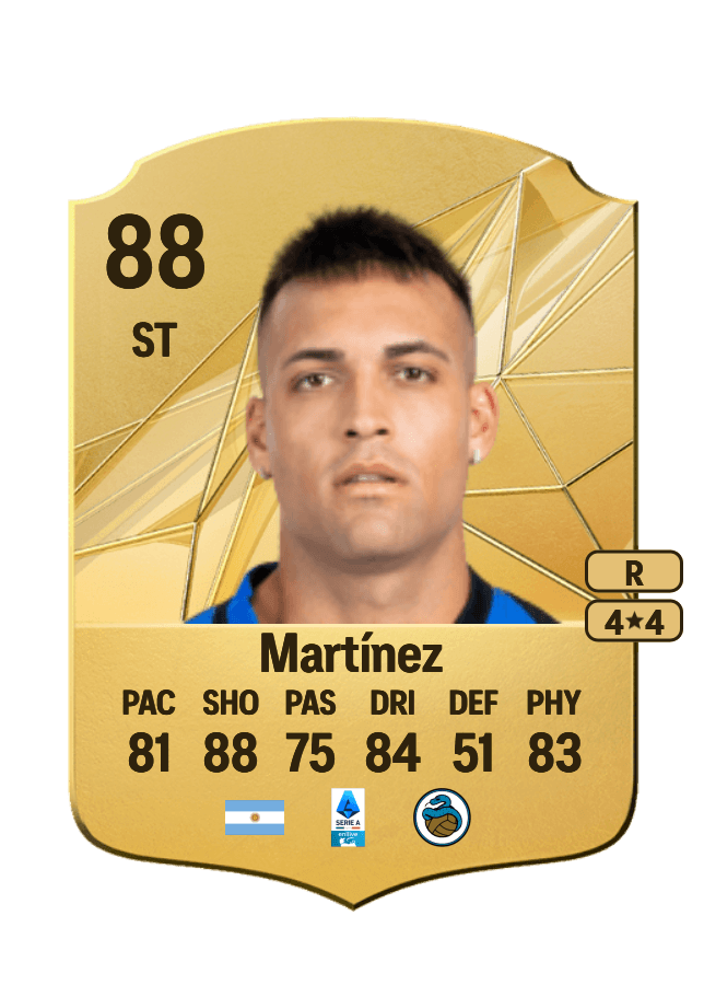 Lautaro Martínez card