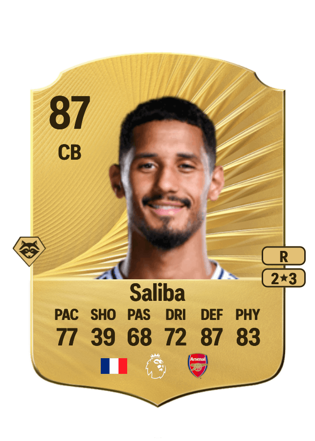 William Saliba card