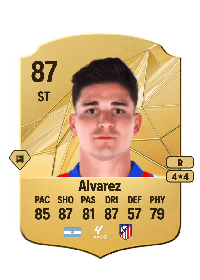 Julián Alvarez card