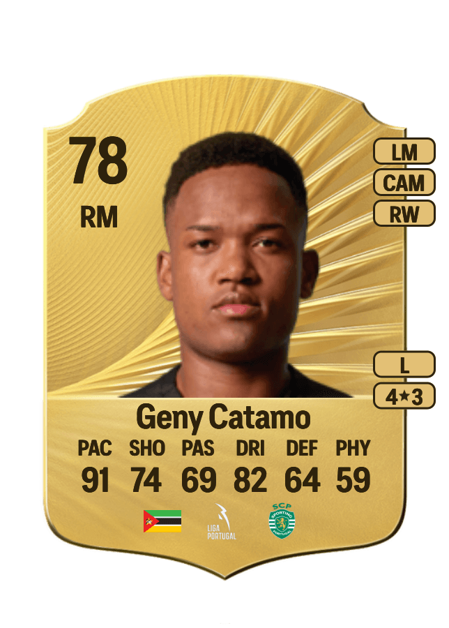 Geny Catamo card