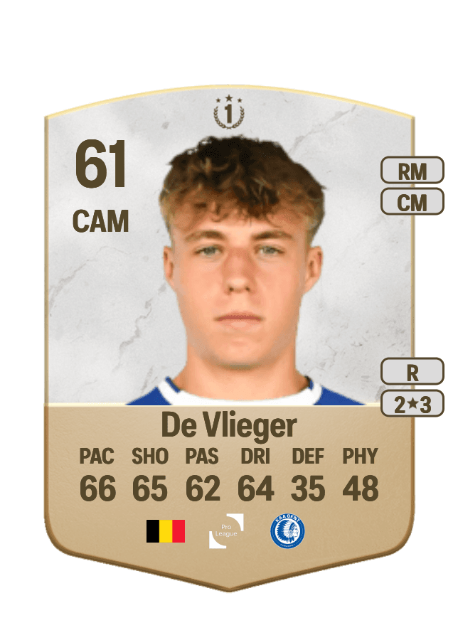 Tibe De Vlieger card