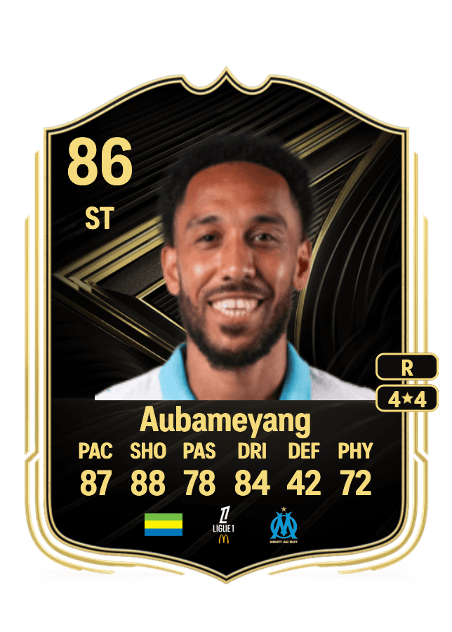Pierre-Emerick Aubameyang card