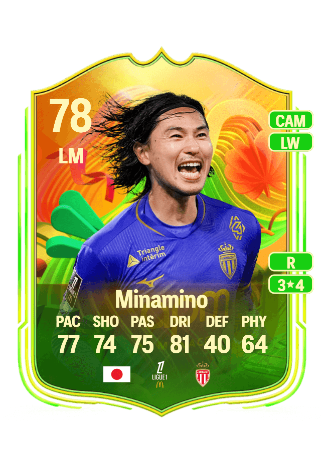 Takumi Minamino card