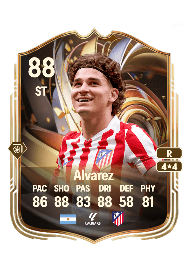 Julián Alvarez card