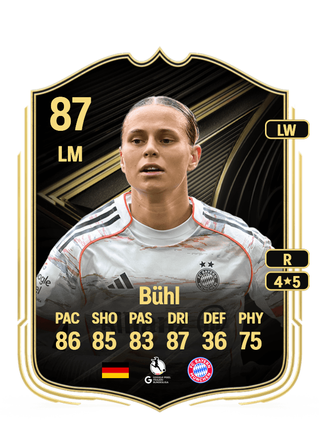 Klara Bühl card