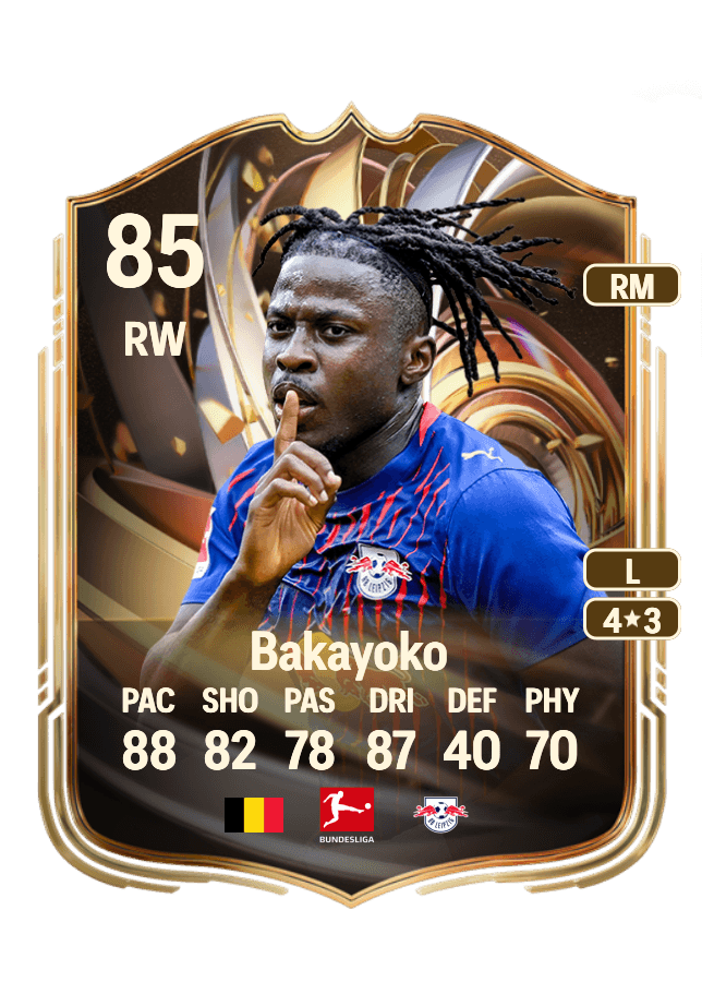 Johan Bakayoko card