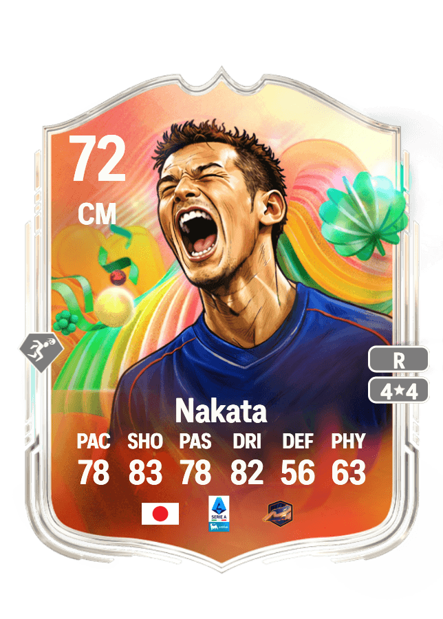 Hidetoshi Nakata card