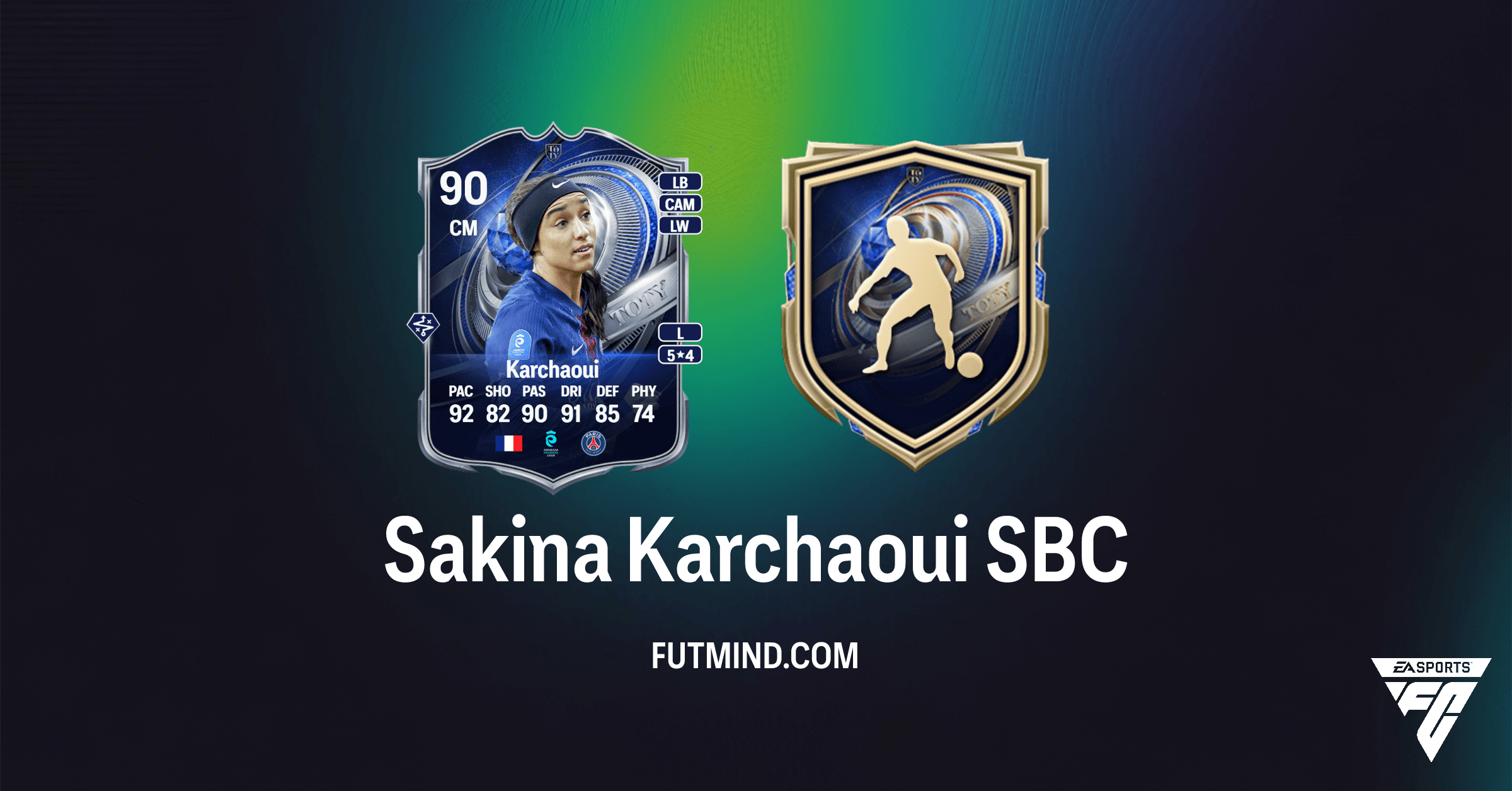 تحدي بناء التشكيلة (SBC) ساكينة قرشاوي في FC 26 Ultimate Team: استعرض كامل للاعب والمكافآت