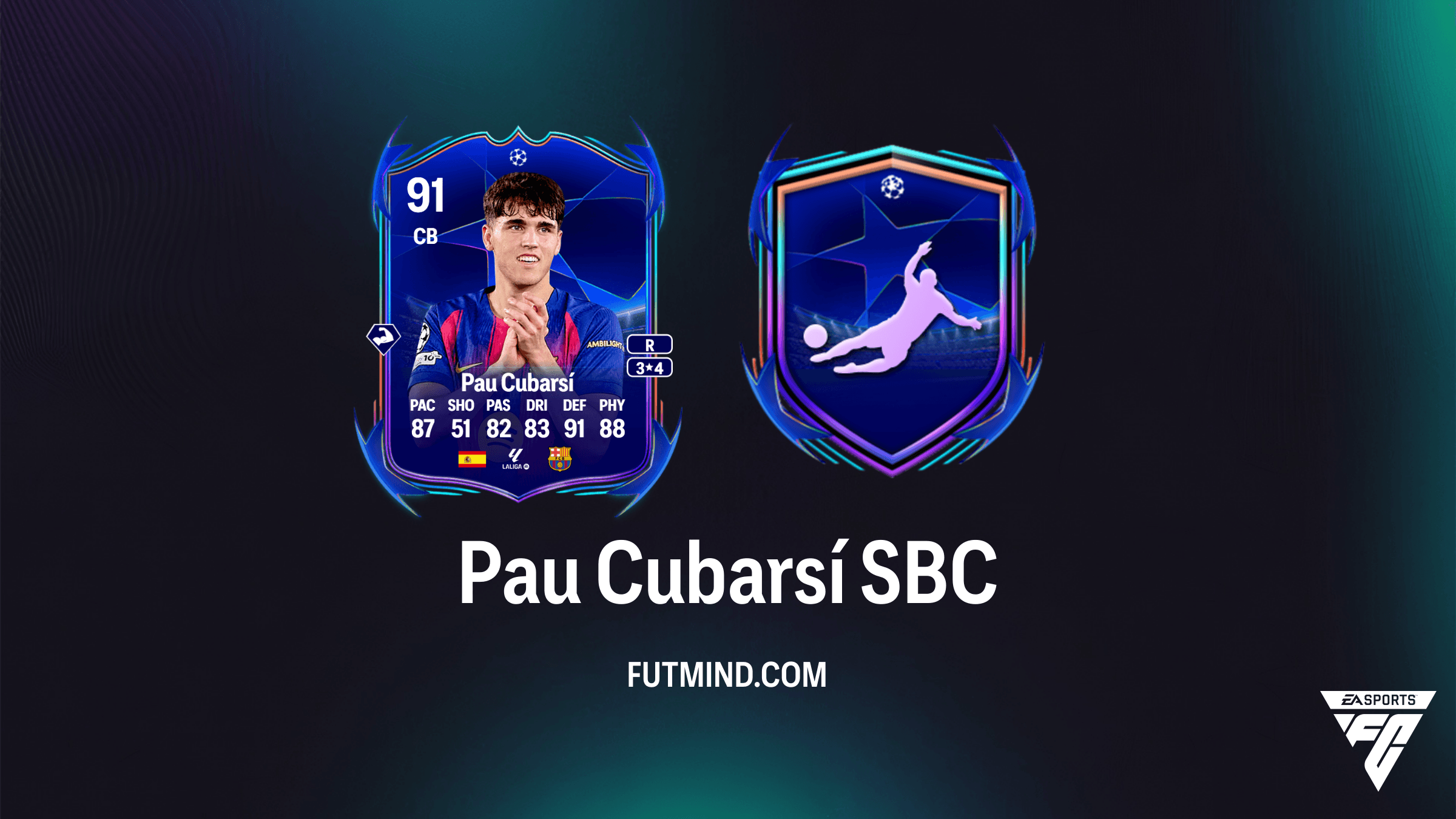 دليل تحدي SBC باو كوبارسي Pau Cubarsí RTTF في FC 26: المتطلبات والحلول