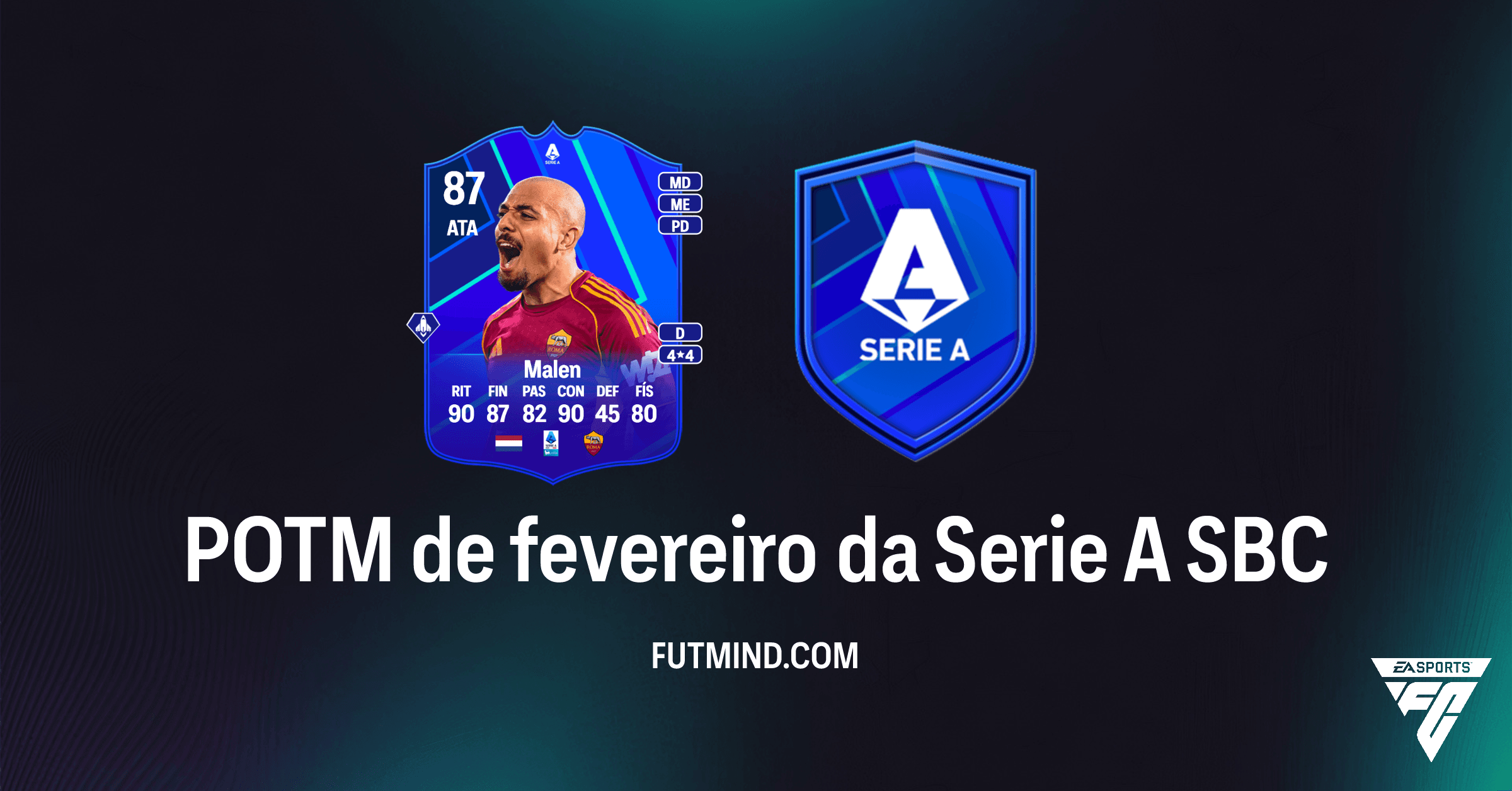 Como completar o SBC POTM de fevereiro da Serie A: Donyell Malen no FC 26