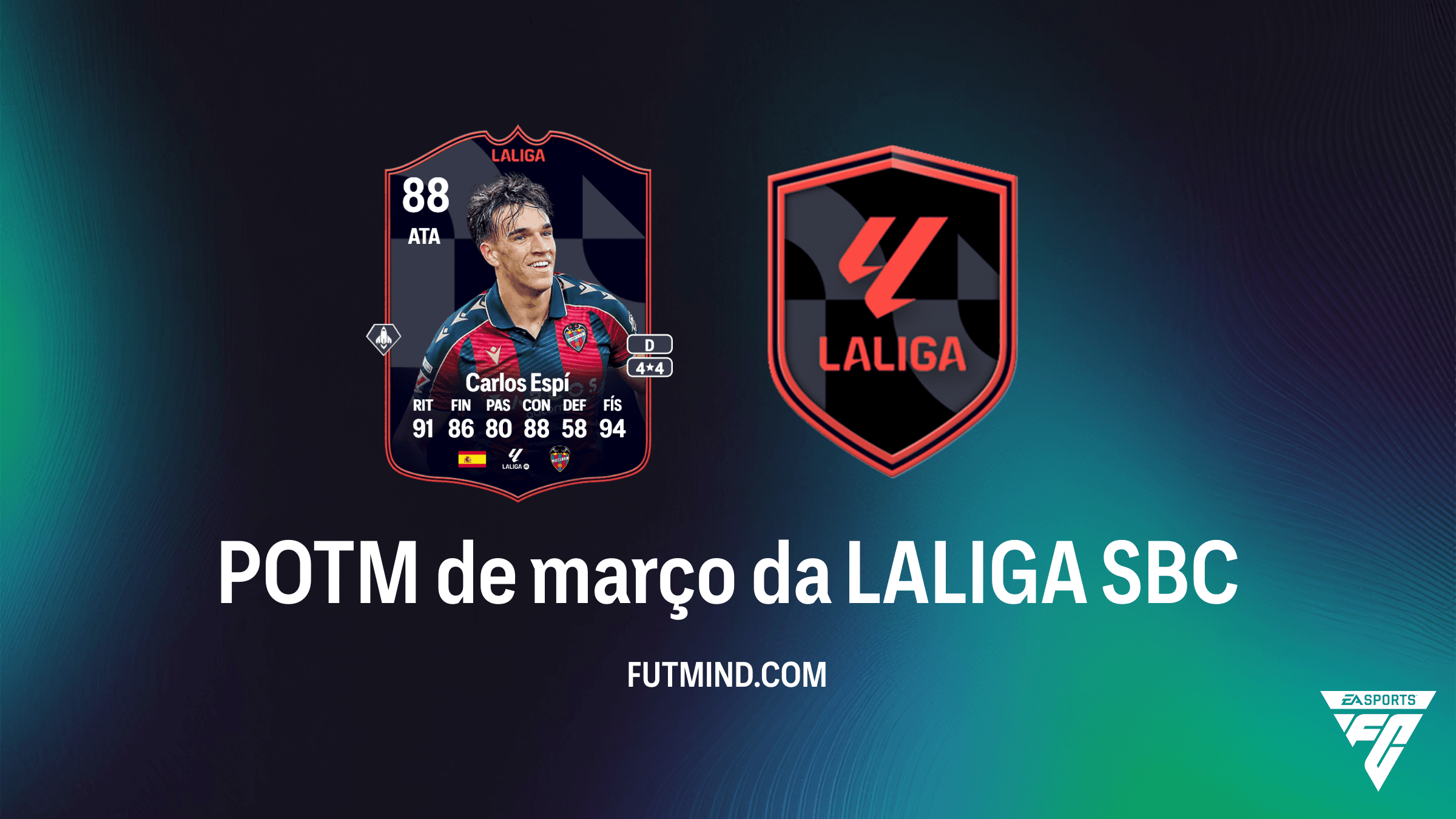 Como completar o SBC POTM de março da LALIGA no FC 26: Carlos Espí