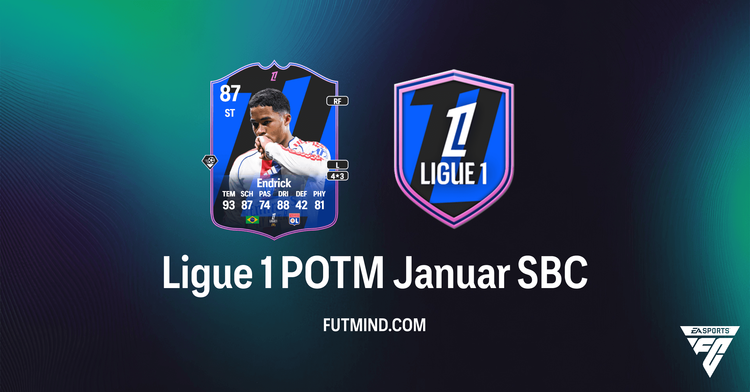 Ligue 1 POTM Januar SBC: Endrick jetzt in FC 26 Ultimate Team sichern!
