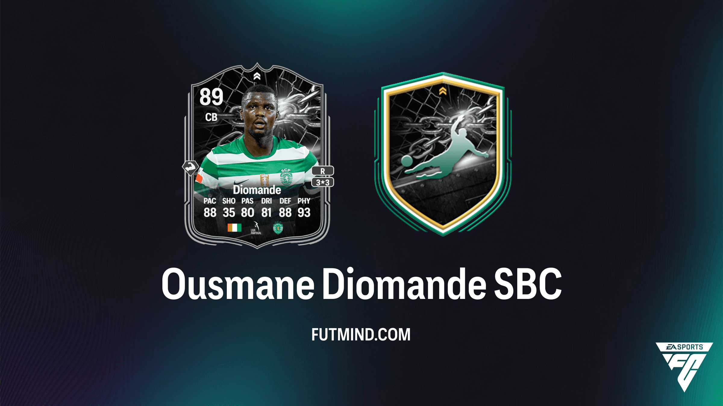 Ousmane Diomande Showdown SBC - Arsenal vs Sporting CP UCL Analysis and Requirements