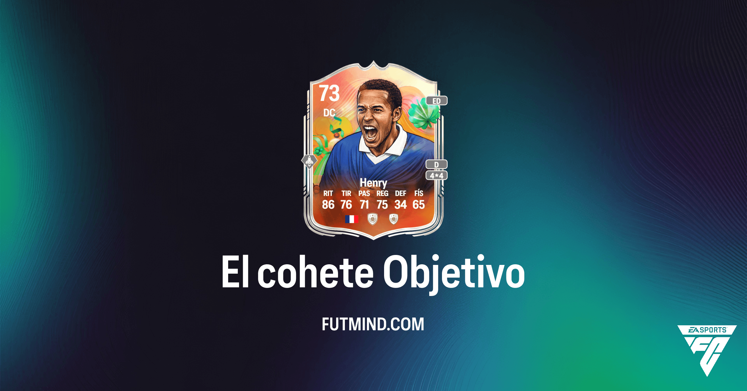 Consigue a Thierry Henry Superestrellas Plata: Desafío El cohete en FC 26 Ultimate Team