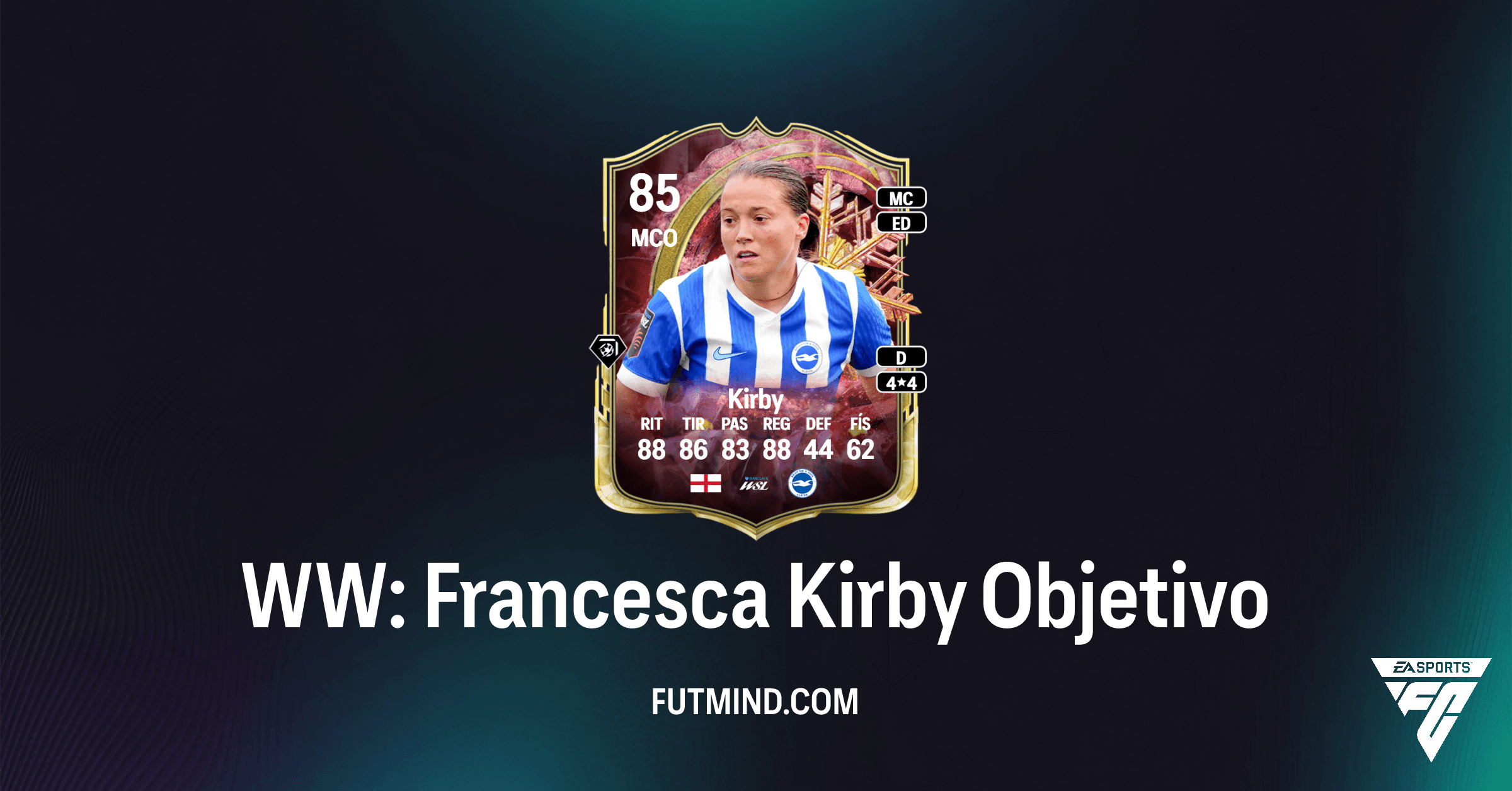 Unknown Objective: Desbloquea a Winter Wildcards Francesca Kirby en FC 26 Ultimate Team