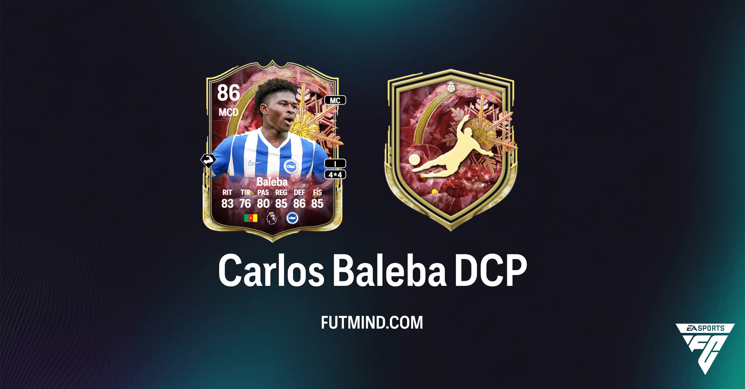 Carlos Baleba Comodines de Invierno: ¿Vale la Pena este DCP en FC 26 Ultimate Team?
