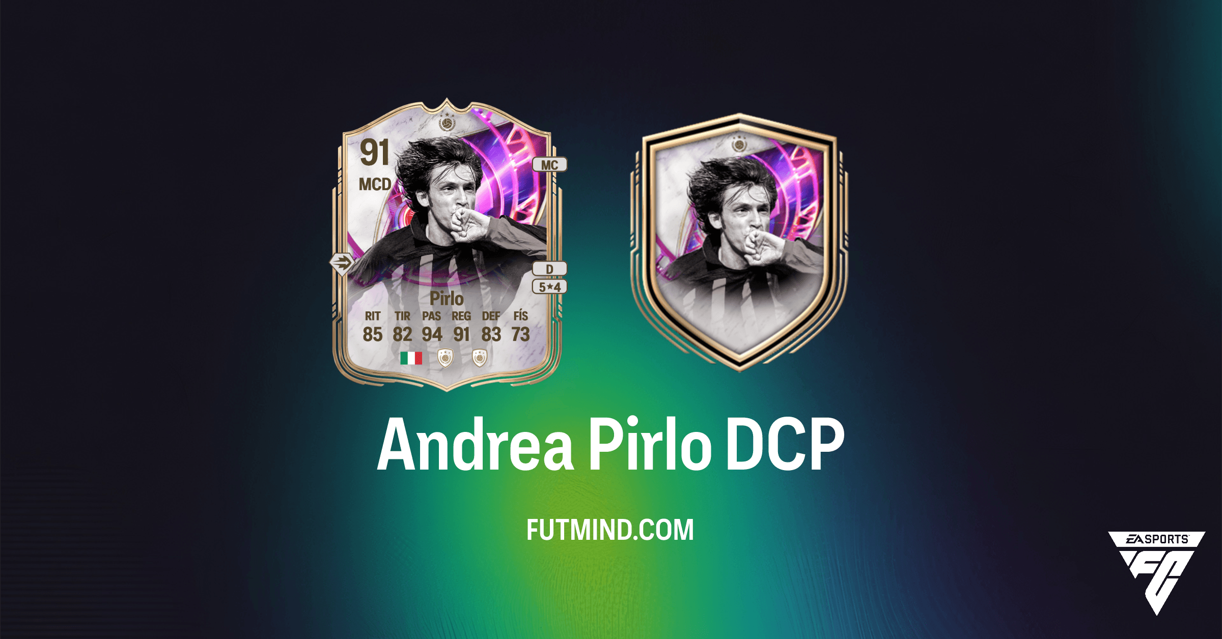 Andrea Pirlo Icono de Distorsión Temporal: ¿Vale la Pena este DCP en FC 26 Ultimate Team?
