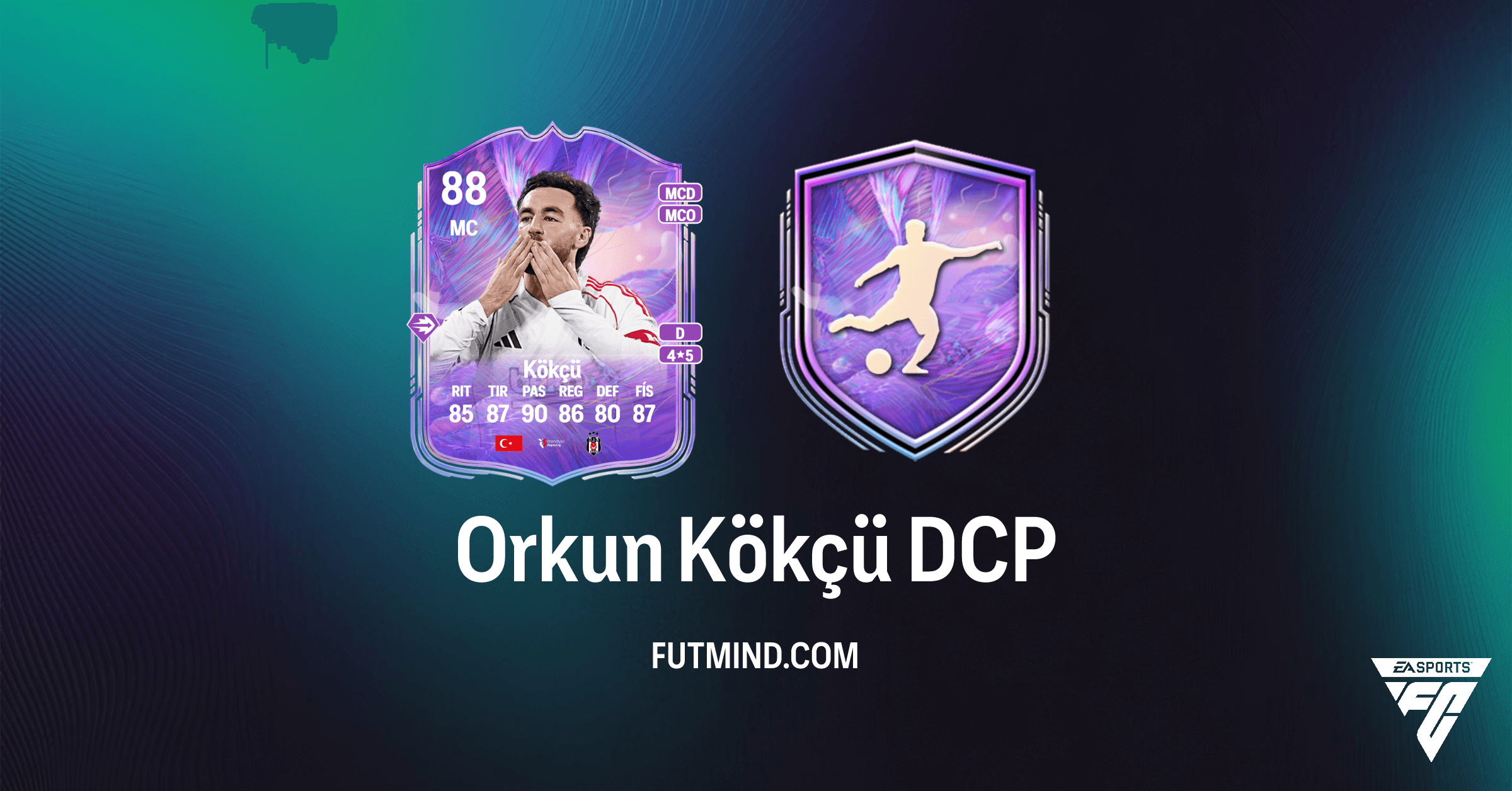 Guía del DCP Orkun Kökçü Fantasy FC en FC 26: Solución y Análisis de Atributos