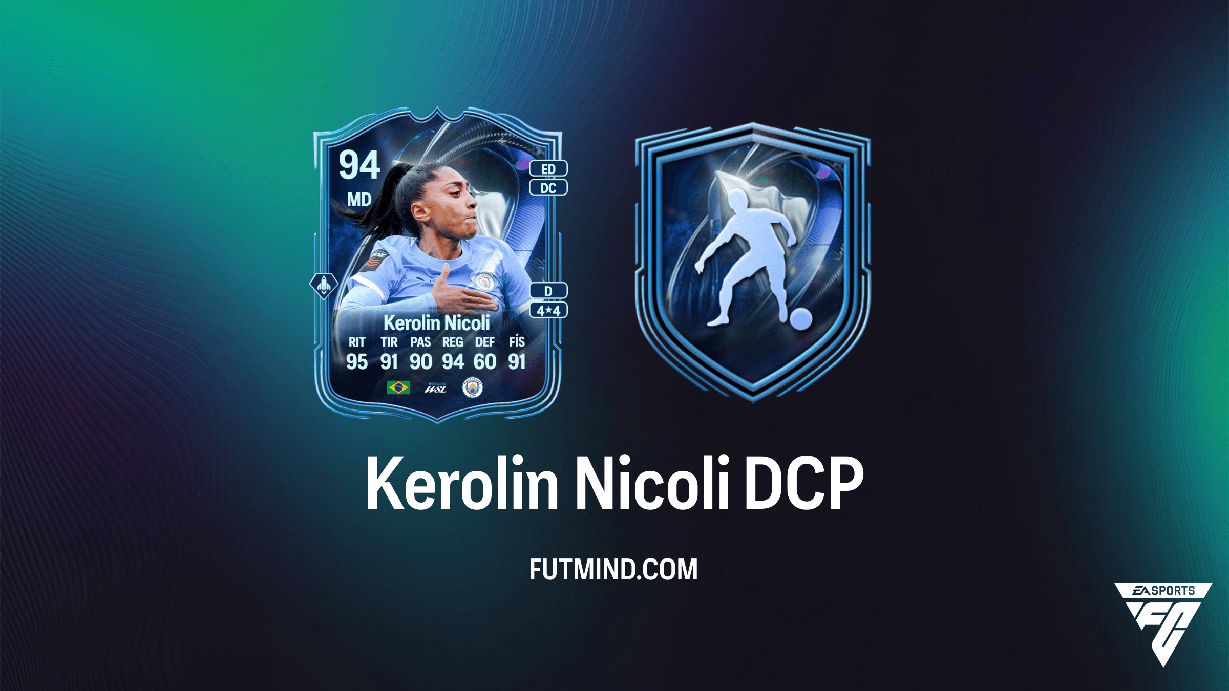 Cómo completar el DCP Kerolin Nicoli Menciones honoríficas del TOTS en FC 26