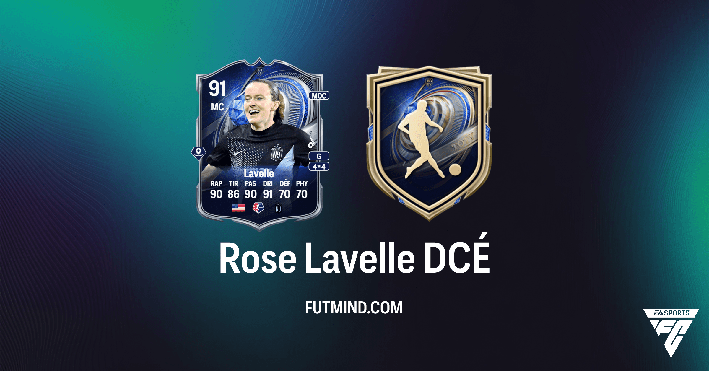 DCÉ Rose Lavelle : Obtenez la Star Mentions Honorables TOTY dans FC 26 Ultimate Team