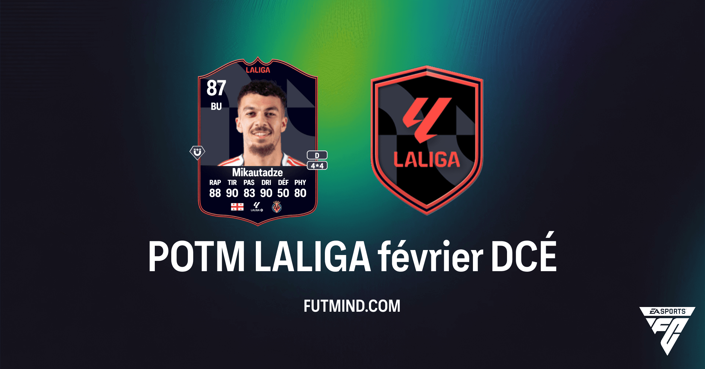 DCÉ POTM LALIGA février Georges Mikautadze : Guide complet et analyse FC 26