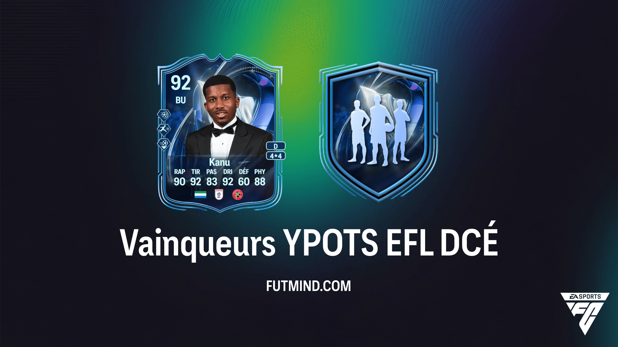 DCÉ Vainqueurs YPOTS EFL : Comment débloquer Daniel Kanu, Dom Ballard et Jordan James sur FC 26