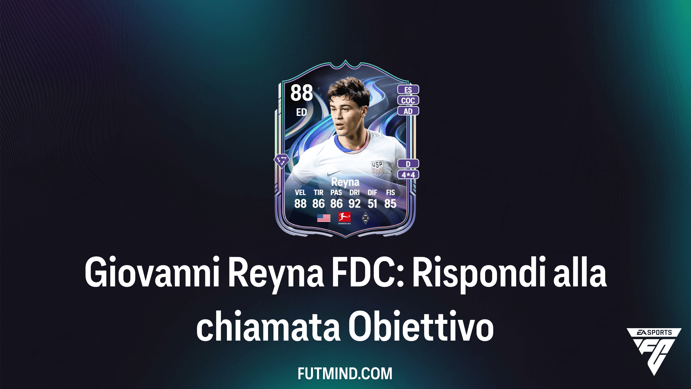 Come sbloccare Giovanni Reyna FDC: Rispondi alla chiamata in FC 26