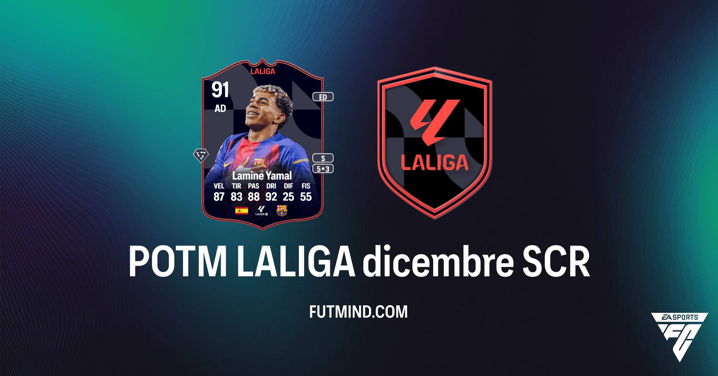 POTM LALIGA Dicembre: Lamine Yamal Arriva in FC 26 Ultimate Team!