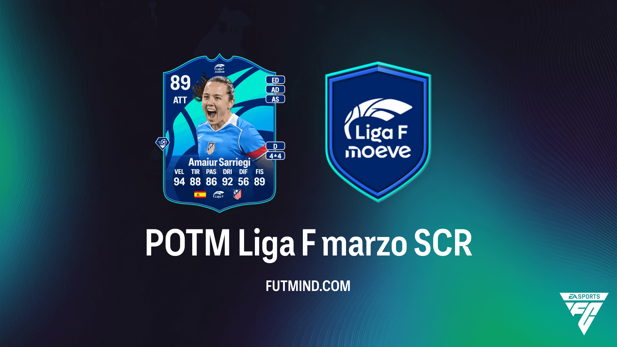 Guida alla SCR POTM Liga F marzo - Come sbloccare Amaiur Sarriegi in FC 26